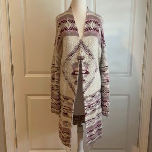 Women’s Shrinking Violet Long Cardigan Sweater